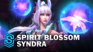 Spirit Blossom Syndra Wild Rift Skin Spotlight [upl. by Nema114]