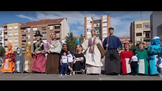 Bidasoako Erraldoiak en fiestas de Calahorra La Rioja 29 de Agosto de 2015 [upl. by Arraic471]