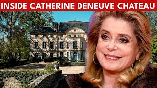 Catherine Deneuve Chateau de Primard  INSIDE Catherine Deneuve Real Estate  Interior Design [upl. by Squier216]