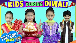 Types Of KIDS During DIWALI  Roleplay Sketch Crackers Fun  ToyStars [upl. by Sion]