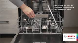 How to Load a DishwasherDishwasher Loading Tips by Bosch Home Appliances [upl. by Leirej]