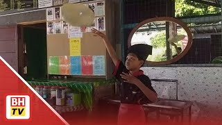 Aksi lincah penebar cilik roti canai terbang jadi tumpuan [upl. by Sorazal]