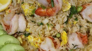 Shrimp Fried Rice Recipe  Morgane Recipes [upl. by Ahsrop]