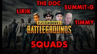 Dr Disrespect Squads With Lirik Summit1G and Timthetatman  Uncut [upl. by Fleck294]