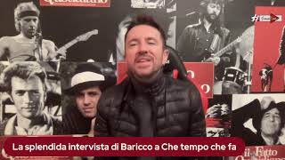 La splendida intervista di Baricco a Che tempo che fa [upl. by Putnem]