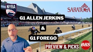 2024 Saratoga  Forego amp Allen Jerkins  Travers Day [upl. by Ayita]