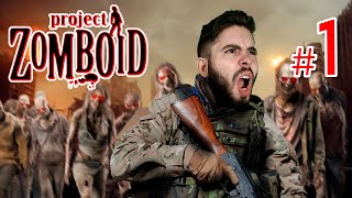 Nós Contra o Mundo  Project Zomboid Multiplayer 01 [upl. by Goldi]