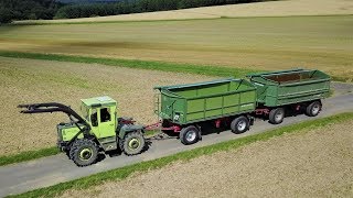 MbTrac 900 Claas Lexion 420 Case 1455XL  Sommergerste 2017 [upl. by Nolad]