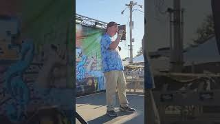 Singing quotPledging My Lovequot by Elvis Presley at the Delta Fair Music Festival in Memphis TN karaoke [upl. by Clint]