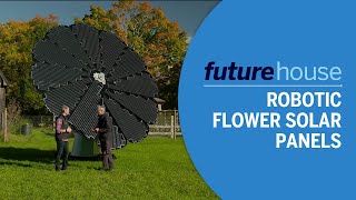 Robotic Flower Solar Panels  Future House  Ask This Old House [upl. by Hteboj]