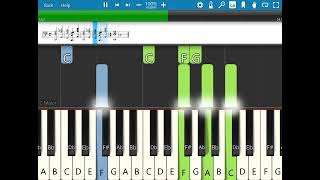 Dm Gm F Csus4 Am piano chords [upl. by Olaf7]