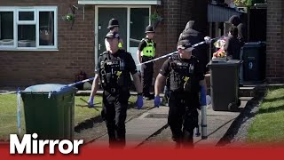 Oldbury Flowers laid at house after 13yearold boy stabbed to death [upl. by Adnerol]