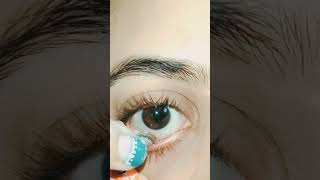 How To Put In Eye Contacts lens Fast amp Easy Shorts Must Have Colored Contact Lenses For Every Bride [upl. by Colville267]