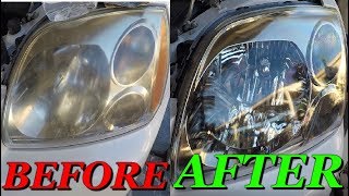 Fastest possible way to restore HEADLIGHTS [upl. by Torrin]