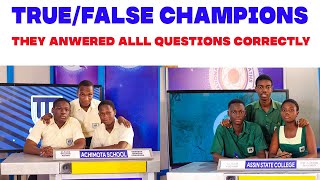 Achimota School answered all Their TrueFalse Questions Correctly in oneeight of NSMQ 2023 in Ghana [upl. by Ragen]