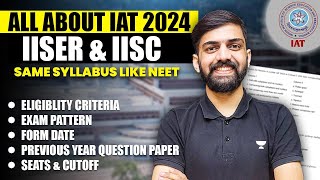 All About IAT 2024  IAT Exam IISER  Exam other than NEET for PCB  NEET 2024 latest News Today [upl. by Aivatnuahs324]