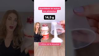 QUANTIDADE de AÇÚCAR dos ALIMENTOS  Carina Palatnik [upl. by Yrollam731]