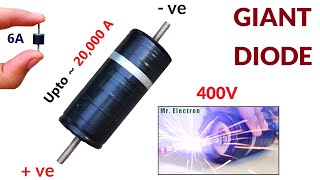 20000 Amps  Make a 400V 300A Giant Diode with 20 KA Peak Amperes  Best DIY Project 2020 [upl. by Henryk]