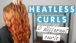 HEATLESS overnight waves  Curls without heat SHORT amp MEDIUM hair UPDATED [upl. by Gertruda694]