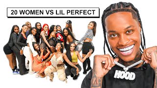 20 WOMEN VS 1 YOUTUBER LIL PERFECT [upl. by Kennet]