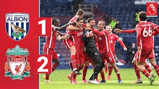 Highlights West Brom 12 Liverpool  ALISSON heads the winner in injury time [upl. by Emlin]