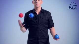 Juggling Tutorial  3 Ball Reverse Cascade [upl. by Ancell]