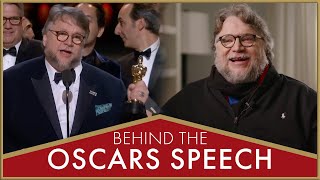 Guillermo del Toro  Behind the Oscars Speech [upl. by Eiznikam296]