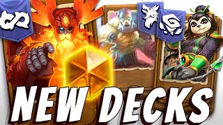 NEW BEST DECKS for Easy Legend in Twist Wild amp Standard  Hearthstone Titans [upl. by Daiz]