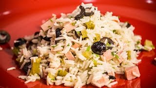 Oriz me kastraveca turshi dhe ullinj  Rice with pickled cucumbers and olives [upl. by Hartman]