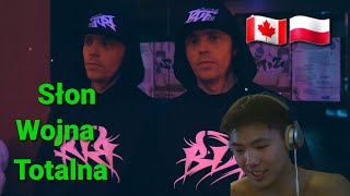 Słoń  Wojna Totalna  Prod Chris Carson ONE SHOT VIDEO  REACTION Reacting To Polish Rap KOZAK [upl. by Anderea]