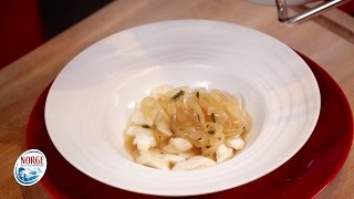 Herzhaft und lecker Norwegische Zwiebelsuppe mit Kabeljau [upl. by Egdamlat]