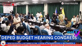 2025 DepEd Budget Hearing  Proposed Department of Education Budget FY 2025 [upl. by Asilana]