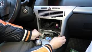 Opel Astra H разбираем панель приборов How to disassemble the dashboard Opel Astra H [upl. by Hippel]