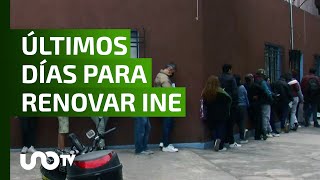 ¡Se agota el tiempo Últimos días para renovar la credencial del INE [upl. by Yeuh]