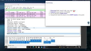 Wireshark  03  Simulate and analyse ICMP packets [upl. by Ettelliw788]