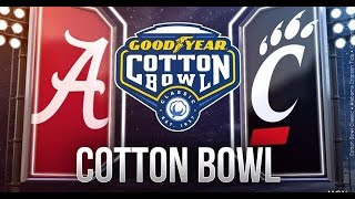 Cotton Bowl  Cincinnati Bearcats vs Alabama Crimson Tide Live Stream amp Play By Play [upl. by Lunnete]