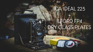 ICA Ideal 225  Shooting Ilford FP4 Dry Glass Plates  Large Format Landscape Photography [upl. by Nunciata315]