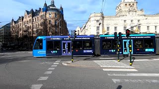 Stockholm Trams  2024  Sweden [upl. by Ykcub]