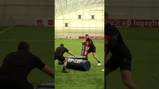 Level up your Rucking with this Rugby Contact workout save this and add it to your rugby training [upl. by Tricia853]