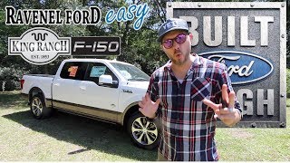 Heres a Tour of a 61000 Ford F150 King Ranch 2018 wEcoBoost Twin Turbo  American Luxury Truck [upl. by Ahcurb]