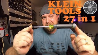 Klein Tools 27in1 MultiBit Screwdriver [upl. by Aihsemek564]