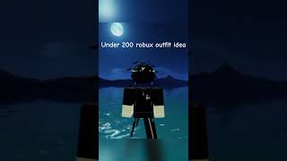 Under 200 robux outift ideaRoblox [upl. by Ahseenyt]