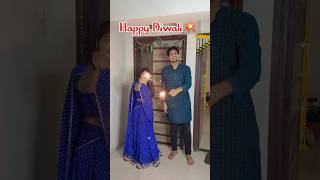 Happy Diwali 🪔❤️ Brothersister love  tiyaa  shubham trending diwali diwalispecial [upl. by Anemix968]