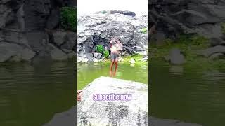 Khatarnaak flip friends ke sath pani me back flip short video💯💯 [upl. by Ahsitniuq]