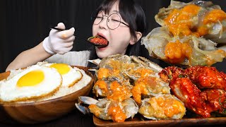 알이 한 가득 간장게장 양념게장 밥도둑 먹방🦀RAW MARINATED CRAB MUKBANG ASMR [upl. by Anev]