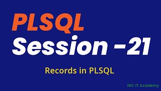 Oracle PLSQL Tutorial Day 21 ✅ Records and Collections in PLSQL✅ [upl. by Noevart]