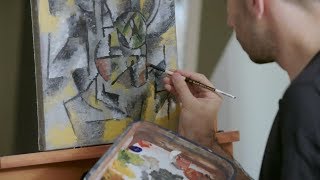 How to paint like Pablo Picasso Cubism – with Corey DAugustine  IN THE STUDIO [upl. by Tymon]