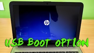 How To Install Windows 10 on HP Notebook 15 from USB Enable HP Laptop Boot Option [upl. by Lishe]