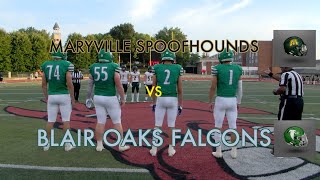 Blair Oaks Falcons Football 2022 vs Maryville Spoofhounds [upl. by Plath]