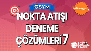 ÖSYM DENEME  6Vatandaşlık  Özgür Özkınık [upl. by Erual]